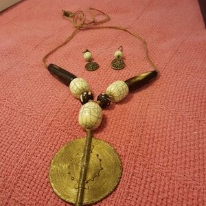 Graziano Necklace and earrings